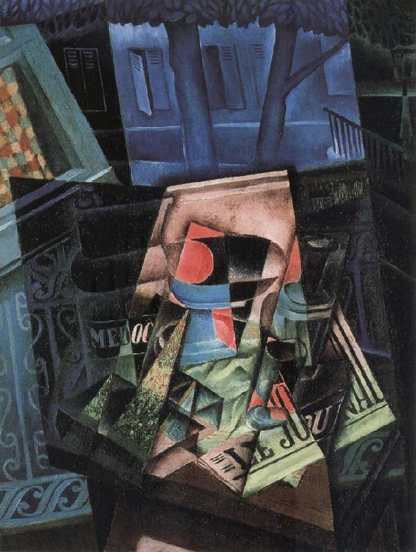 Juan Gris The still life in front of Window oil painting picture
